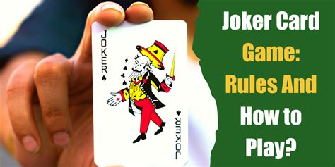 how to play joker card game